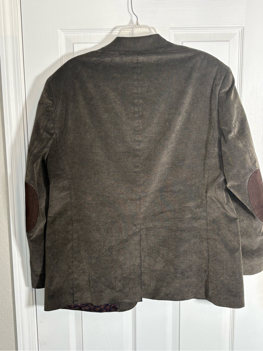 Chaps Dark Olive Corduroy Sport Coat Size 46R - Picture 10 of 10